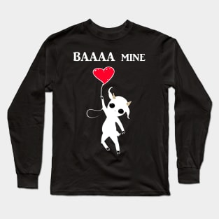 Baaa Mine Valentine's Day Long Sleeve T-Shirt